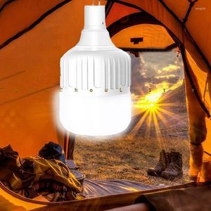 Draagbare lantaarns USB Oplaadbare LED LAMP Outdoor Bulb Emergency Night Light Tent Lantern BBQ Camping Patio Porch Garden