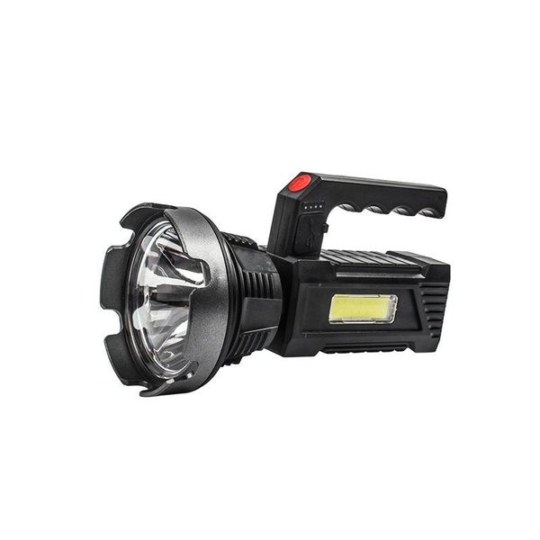 Linternas portátiles XANES 50W LED COB Luz fuerte Batería incorporada para exteriores Linterna de trabajo recargable por USB para acampar