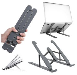 Support d'ordinateur portable Portable Base de Support pliable Support pour ordinateur portable pour Macbook Pro Microsoft Lapdesk ordinateur portable support de refroidissement Riser