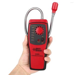 Portable leklocatie Bepaal de verbrandbare gasdetector van de meter ontvlambare analysator met geluid en licht alarm