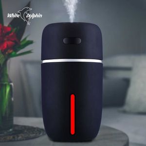 Portable LED humidificateur d'air diffuseur d'huiles essentielles Mini USB purificateur voiture ultrasons aromathérapie 210724