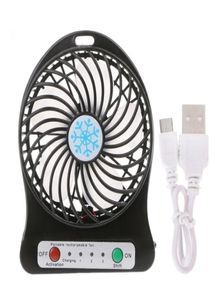 Portable LED Light Mini Fan Air Cooler Mini Desk USB Fan Derde Wind USB Fan Oplaadbare ABS Portable Office Outdoor Home 2207197988590