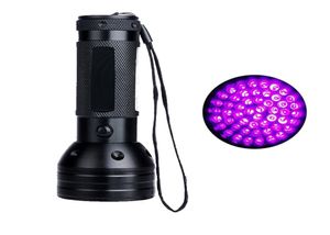 Éclairage portable Torches UV Lumières noires Détection d'urine pour animaux de compagnie 51 LED Lampe de poche ultraviolette Portable Chien Chat Urine Tapis Detecto5505532