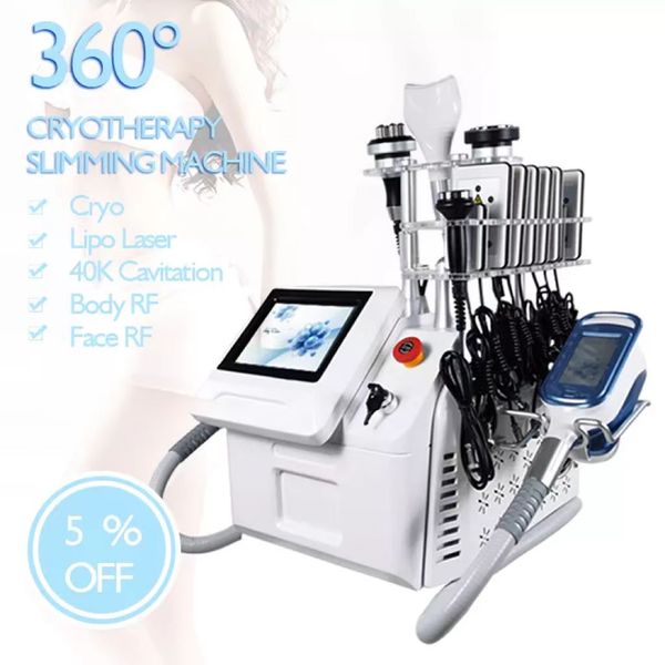 Système de cavitation sous vide laser lipo portable amincissant la machine 360 Cyro Body Contouring Dispositif d'élimination de la cellulite Prix d'usine