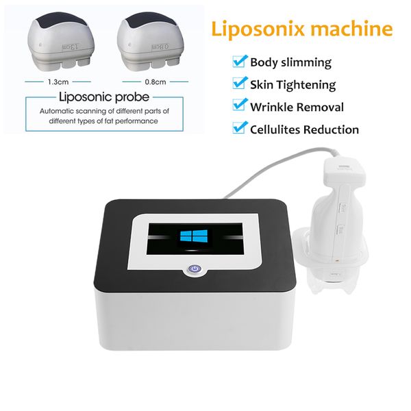 Liposonix portátil HIFU para la máquina de adelgazamiento del cuerpo de la cara Máquina de ultrasonido ultrasonido Lipohifu Máquina de reducción de la celulitis aprobada