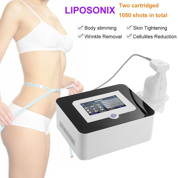Machine portative de liposonix hifu amincissant la machine Ultrashape hifu équipement de perte de poids écran tactile couleur de 8 pouces
