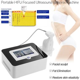Draagbare Liposonix Machine Lipo Hifu Body Slimming Ultrashape Beauty Apparatuur