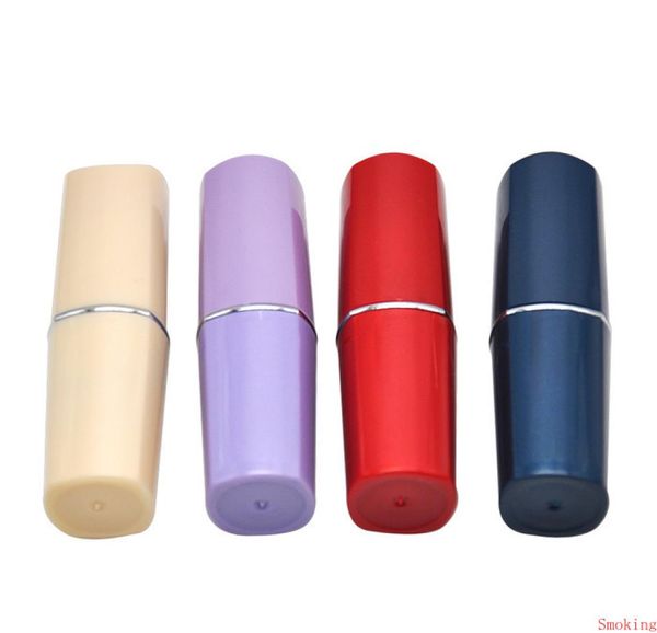 Cas de médecine de forme de rouge à lèvres portable personnalité continuer à cacher la boîte à pilules en plastique petite boîte à pilules en plastique boîtes de rangement bouteille Tr6618604