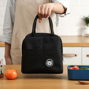 Portable Lunch Bag 2020 New Thermal Insulated Lunch Box Tote Cooler Bag Bento Pouch Lunch Container Food Storage Bags Handbag