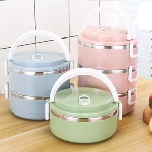 Draagbare lunchbox Microwavable Multi-Layer roestvrijstalen lekbestendige thermische isolatie School Office Outdoor keukengereedschap