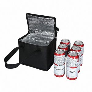 Sac de livraison de bière refroidisseur de déjeuner portable pliant Insulati pique-nique sac de glace fourre-tout sac thermique sac de boisson sacs isolés 06ST #