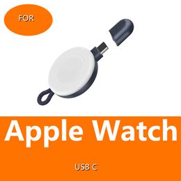 Draagbare Magnetische Draadloze Oplader voor Apple Horloge USB C interface iWatch 1/2/3/4/5/6/7 Serie Smart Horloge Opladen