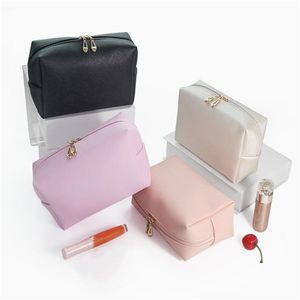 Portable maquillage sac PU cuir cosmétique pochette pour femmes maquillage voyage organisateur étui stockage sac à main pour les filles