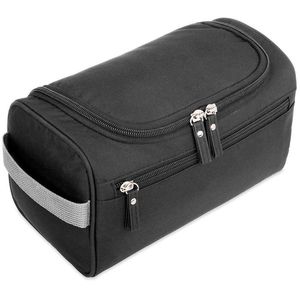 Bolsa de maquillaje portátil, capacidad Unisex, organizador de cosméticos resistente al agua, estuche colgante para artículos de tocador, bolsa para hombres y mujeres, lavado, afeitado, maquillaje