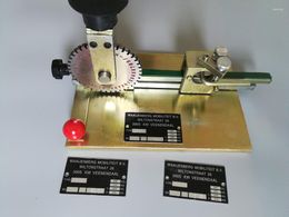 Étiquette manuelle portative de machine de gaufrage pour la gravure mécanique d'impression de numéro de série de dates de soupapes de pompes électriques