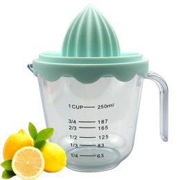 Spremiagrumi manuale portatile con scala Spremiagrumi di limone Succo d'arancia Cucina Strumento di succo fai da te Elementi essenziali per la casa Spremiagrumi Accessori Kichen