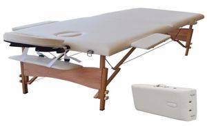 Table de lit de massage portable tatouage lit pliant de lit de transport 2 en 1 longueur de 84 pouces de large 32 pouces navire de USA9502609