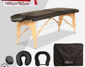 Lit de massage portable avec table de massage pliante.