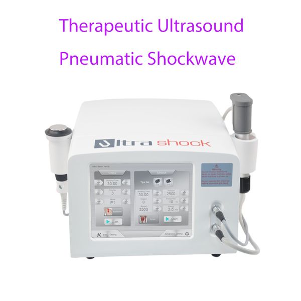 Machine de thérapie par ondes de choc à ondes ultrasonores pour masseur portable pour le massage complet du corps ED ESWT Physiothérapie acoustique pour traiter le dysfonctionnement érécitld