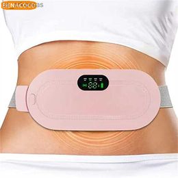 Coussin chauffant menstruel portable Dysménorrhée abdominale Soulagement de la ceinture chaude Crampes Douleur Massage vibrant Dispositif de ceinture électrique L230523