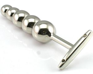 Perles anales longues en métal portable Grand masseur de la prostate Plug Butt Plug Adult Sex Toys for Men Gay Woman Erotic Toy4220097