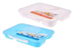 Draagbare Magnetron Picknick Lunchbox 51 Fruit Voedsel Container Opbergdoos Outdoor Reizen Bento Box met Lepel8869603