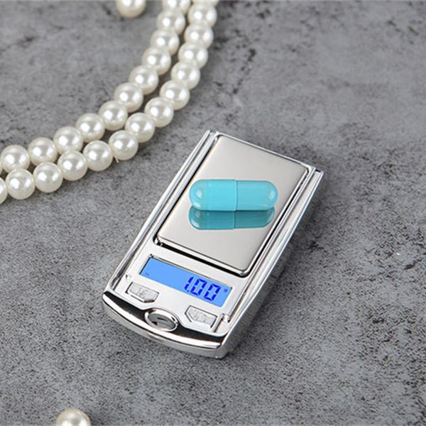 Mini balance de poche numérique portable clé de voiture 200g 100g 0.01g pour bijoux en or sterling balance en grammes balances de précision électroniques avec boîte de vente au détail DHL rapide