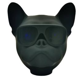 Draagbare Mini Dog Head Draadloze Bluetooth-luidspreker Outlook Superzware baskleuren High Audio Subwoofer Verjaardagscadeau