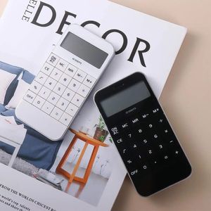 Calculatrice de chiffres électroniques portables Fashion Black and White dans Color Office School Supplies 240430