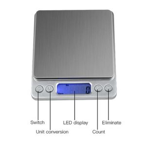 Draagbare Mini Elektronische Digitale Weegschaal Pocket Case Postkeuken Sieraden Gewichtsmeting LCD-scherm Weegschaal Digitale Weegschaal 500g/0,01g 1000g 200g 3000g/0,1g