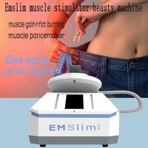 Mini portátil emslim RF magnetismo onda cuerpo adelgazamiento músculo construcción grasa quema máquina de belleza para uso en salón de casa