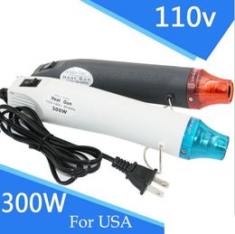 Draagbaar mini-warmtepistool voor DIY Embossing Shrink Wraping Drying Paint, 300W Multi Functie Elektrische Warmtetool