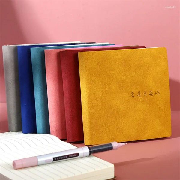 Portable Mini Notebook 3 PCS Set Agenda Notepad Journal Journal Diary Hand Account Book Work Planner 96 Sheets Paper Stationery Supplies