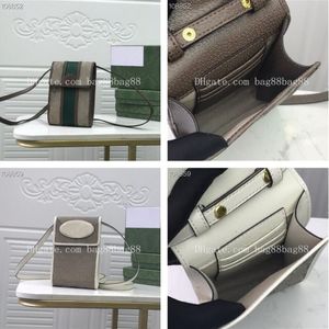 Draagbare mini Ophidia messenger tassen luxe ontwerpers schoudertassen mode 2022 lederen luxe ontwerpers telefoontel tas crossbody han295Z