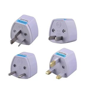 Adaptador DE enchufe DE alimentación DE viaje Universal, convertidor DE corriente CA, conector DE cabeza, enchufe DE pared, adaptador DE Alemania, estándar DE EE. UU., UE, Reino Unido y Australia