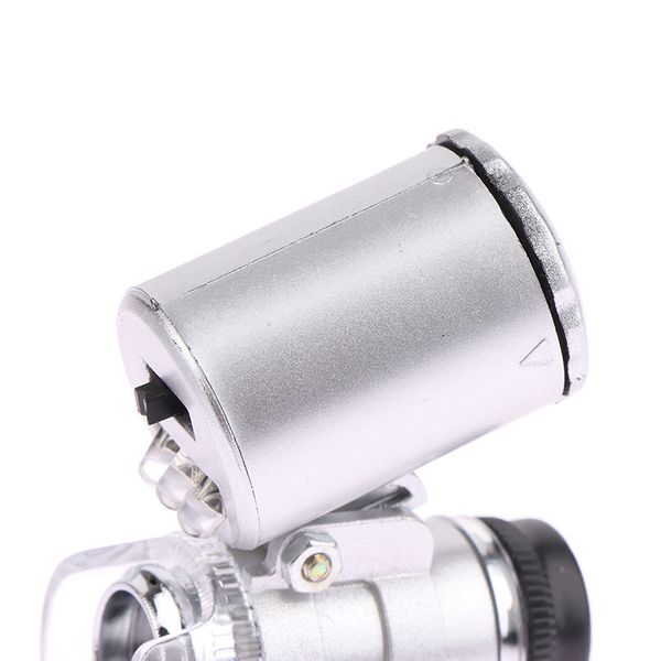 Mini bolsillo portátil Microscopio Hommcope Hommcope lupa de lupa Lupo UV Detector de moneda de joyero con luz LED