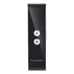 Portable Mini Smart Voice Speech Translator Pour Apprendre Voyage Réunion D'affaires 3 en 1 Voice Text Photo Language Translator Jouet Sans Fil