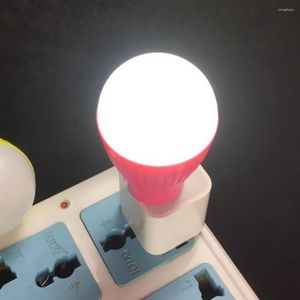 Mini ampoule LED USB portable camping en plein air randonnée lampe de nuit à économie d'énergie