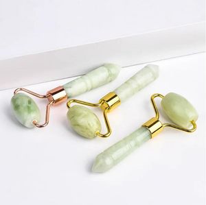 Portable Mini Xiuyan Jade Face Roller Natural Stone Facial Gezondheid Massage Wand Spa Acupunctuur Beauty Health Skincare Tool