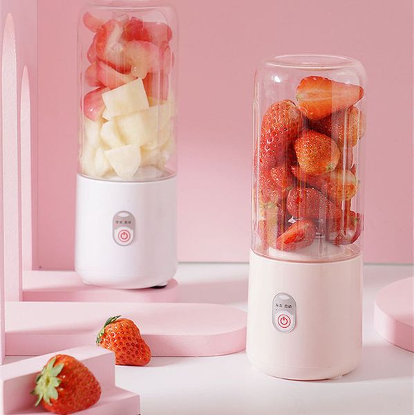 Portable Mixer USB Électrique Fruit Juicer Handheld Smoothie Maker Blender Remuer Rechargeable Mini Food Processor Juice Cup Dropshipping