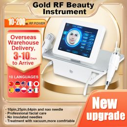 Portable Morpheus 8 Professionele machine Radiofrequentie Goud RF Micro Skin Tifting en Trapping Anti-Aging Acne Removal