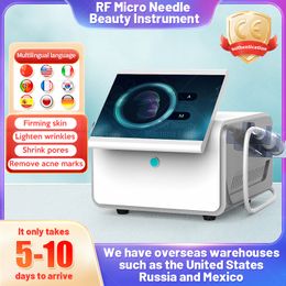 Offres du Black Friday Équipement de beauté multifonctionnel portable Vente chaude Système d'or Système d'aiguille sûr Grand écran Fractional Rf Microneedle Machine