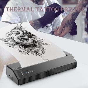 Portable Multifunctionele Bluetooth Mobile Thermal Tattoo USB Printer Transfer Paper Titel tekst Afbeelding Afdrukken