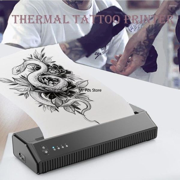 Portable multifonctionnel Bluetooth Mobile thermique tatouage USB imprimante transfert papier titre texte image impression