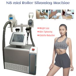 Draagbare N8 Mini Vacuüm Rol RF Body Slimming Sculpting Machine 40 KHz Cavitatie Ultrasuide Cellulitis Removal Beauty Apparatuur