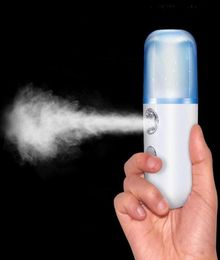 Nano Mist Pulporporpuleur Mini USB RECHARGable Face Spray Spapial Steamer Humidificateur Papetter Bottle Care Tools 30ml avec Box9634961