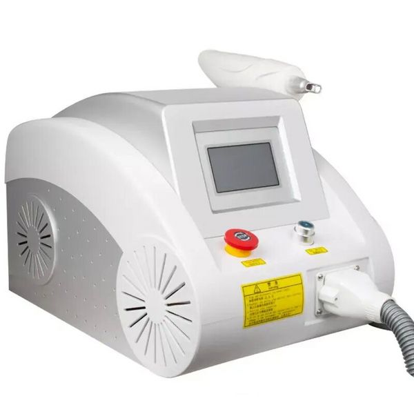 Machine portative d'épilation de laser de nd yag et machine de picoseconde de retrait de tatouage de lampe de laser pour des soins de beauté