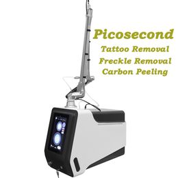 Portable Nd Yag Laser picoseconde Picolaser avec machine de retrait de tatouage de soins de la peau du visage de peau de carbone