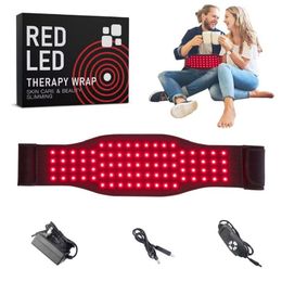 Dispositif portatif d'enveloppe de lumière LED proche infrarouge ceinture de thérapie par la lumière infrarouge rouge pour les douleurs corporelles