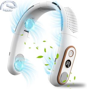 Ventilateur de cou portable Blade sans la lampes sans la lampes sans la planche à 3 vitesses à 3 vitesses Climatiseur à cou de coucheur portable Félange plus fraîche avec 4 turbo-MOTEU